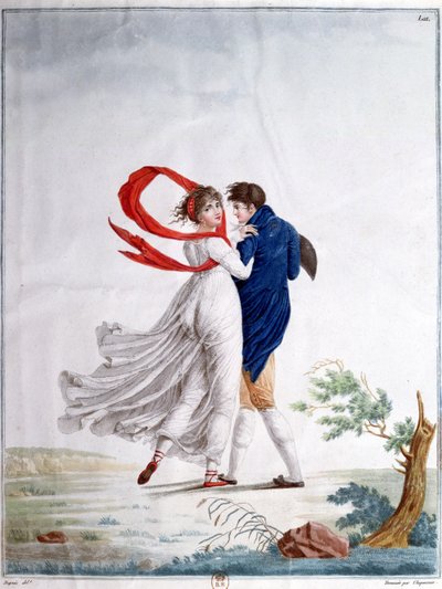 El Paseo Matutino, c.1800 de French School
