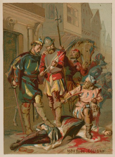 El asesinato de Coligny de French School