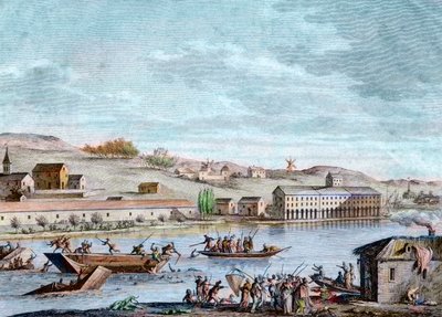 El ahogamiento de Nantes, Reinado del Terror, 1793 de French School