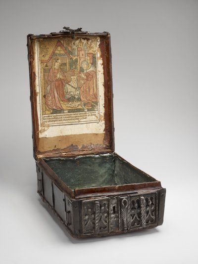 La Natividad, en cofre, c.1490 de French School
