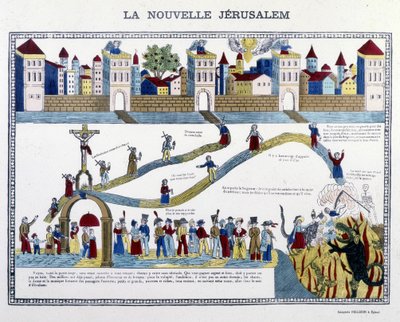 La Nueva Jerusalén: el Juicio Final - Imagen de Epinal de French School