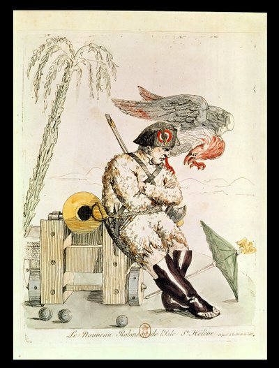 El Nuevo Robinson de Santa Elena, 1815 de French School