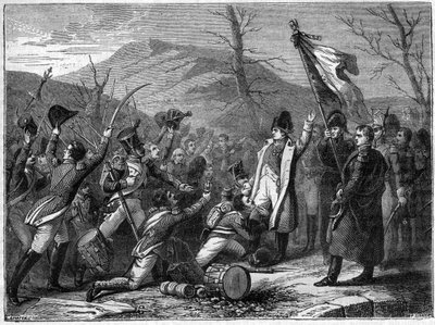 Los Cien Días - Marzo 1815: La Bedoyere se une a Napoleón - Les Cent Jours: Charles Angelique Francois Huchet de La Bedoyere (Labedoyere) de French School