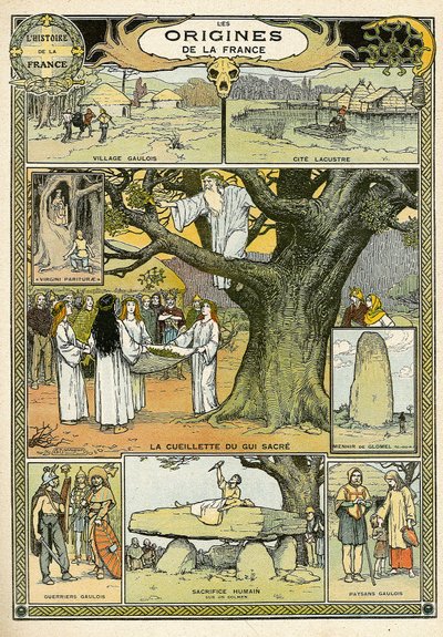 Los orígenes de Francia, de "Histoire de France". de French School