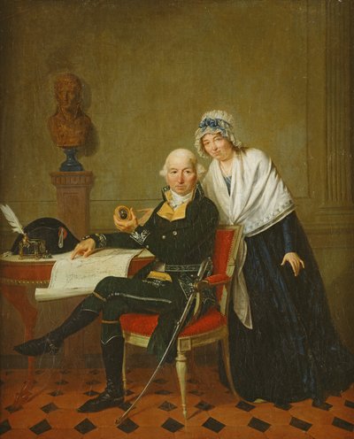 Los padres de Jean Andoche Junot, Duque de Abrantes, antes de 1806 de French School