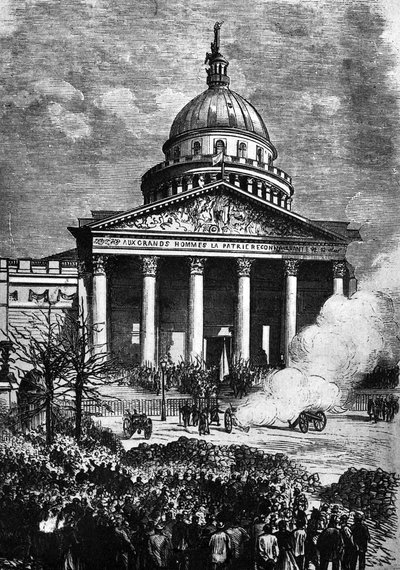 El Panteón de París como la Sede de la Comuna de París, finales del siglo XIX de French School