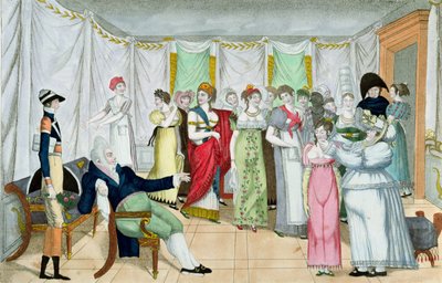 El sultán parisino, o Una elección de prostitutas, principios del siglo XIX de French School