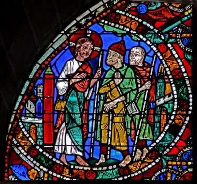 La ventana de la Pasión: Ciclo de Resurrección - Camino a Emaús de French School