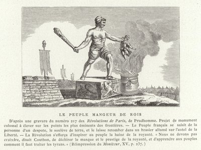 El pueblo, devorador de reyes de French School