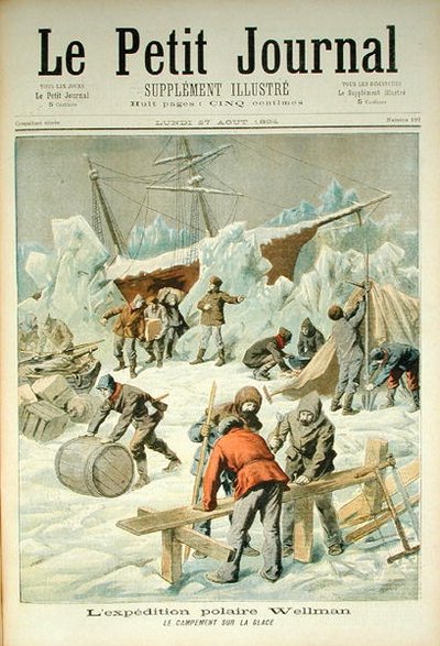La expedición polar de Walter Wellmann de Le Petit Journal, 27 de agosto de 1894 de French School