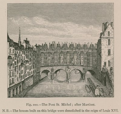 El Pont St. Michel; después de Martinet de French School