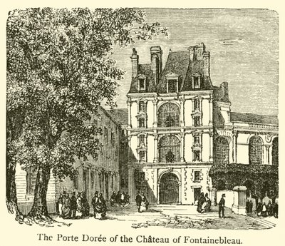 La Porte Dorée del Castillo de Fontainebleau de French School