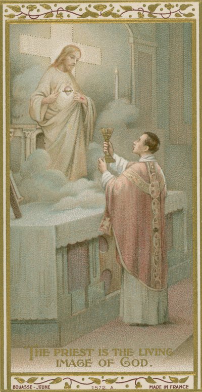 El sacerdote es la imagen viva de Dios de French School