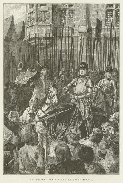 Los príncipes estaban frente a sus casas de French School