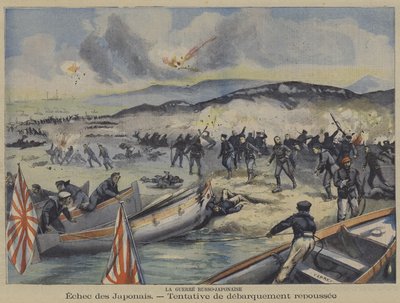 La Guerra Ruso-Japonesa: un intento de desembarco de tropas japonesas es repelido de French School