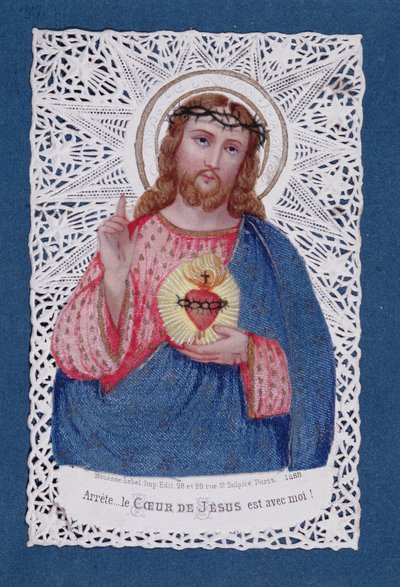 El Sagrado Corazón de Jesús, segunda mitad del siglo XIX de French School
