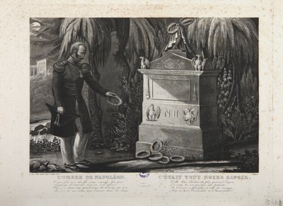 La sombra de Napoleón, tumba de Napoleón II de French School