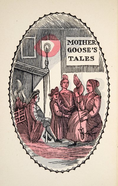 La Bella Durmiente en el Bosque, de Historias o Cuentos del Pasado contados por Mamá Ganso, Con Moralejas, por M Perrault, pub. 1925 de French School