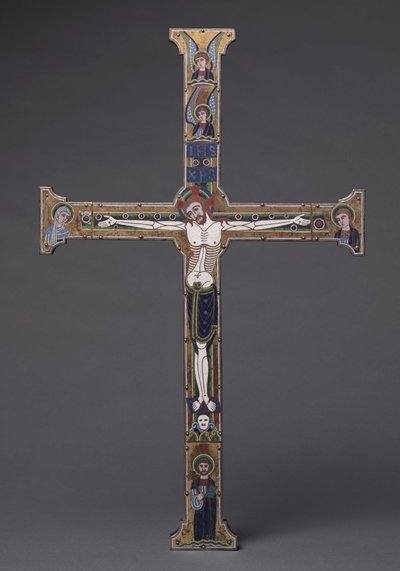 La "Cruz Spitzer", Maestro del Taller Real Plantagenet, c.1190 de French School