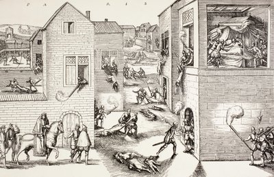 La masacre del Día de San Bartolomé, agosto de 1572, de 