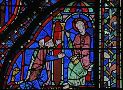 La ventana de San Jaime: Jaime con Almongenes (Hermogines) y Filetus de French School