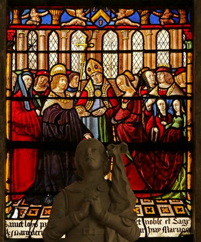 La ventana de San Luis: El matrimonio del rey de Francia de French School