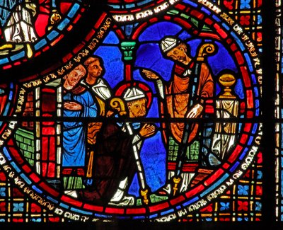 La ventana de San Lubin: es consagrado obispo de French School