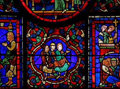 Ventana de San Martín: decorativa de French School