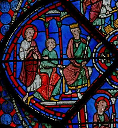 La ventana de San Tomás: es presentado al rey de French School
