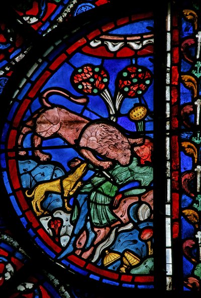 La ventana de San Tomás: el mayordomo es devorado por bestias de French School