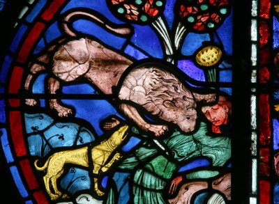 La ventana de San Tomás: el mayordomo es devorado por bestias de French School