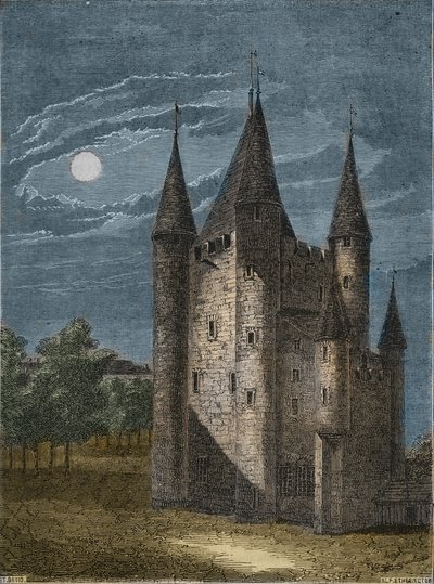 El Templo, una fortaleza medieval en París - La Torre del Templo, lugar de detención de la familia real de French School