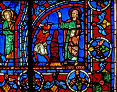 La tentación de Cristo: el diablo es despedido de French School