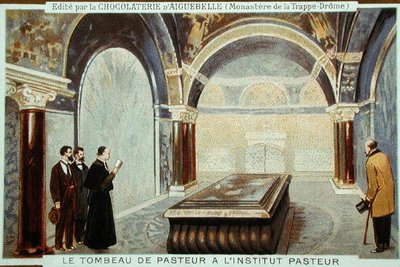 La tumba de Louis Pasteur (1822-95) en l