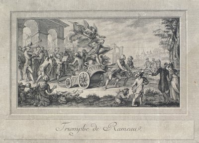 El triunfo de Jean Philippe Rameau (1683-1764) de French School