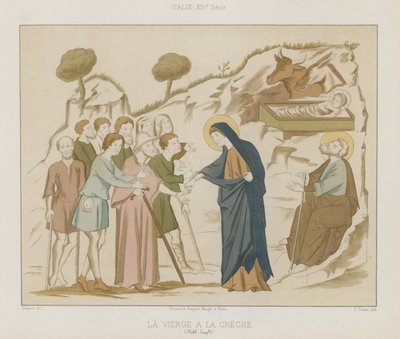 La Virgen María con el niño Cristo de French School