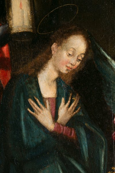 La Virgen (detalle) de French School