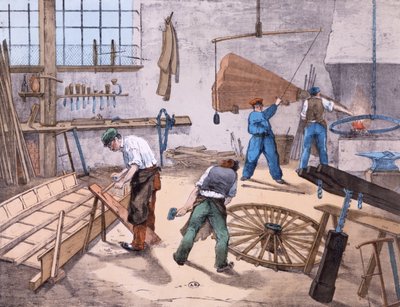 El carretero, c.1860 de French School