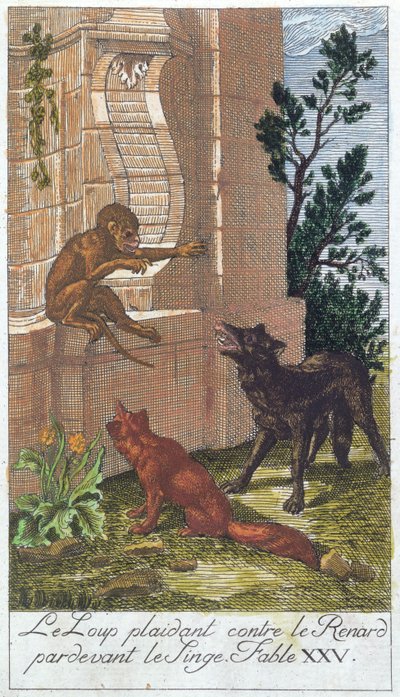 El lobo, el zorro y el mono, de 