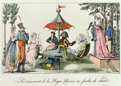 Los entretenimientos del Anillo Chino en los Jardines de Tivoli de French School
