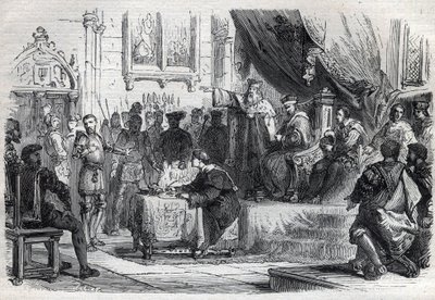 El antipapa Clemente VII (Robert de Ginebra) de French School