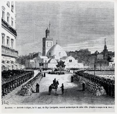 La llegada a Argel de Charles Lavigerie, el nuevo arzobispo de la ciudad, 15 de mayo de 1867 de French School