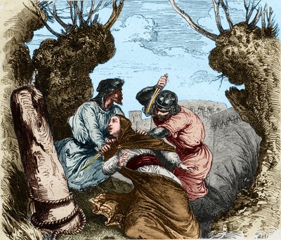 El asesinato de Pierre de Castelnau de French School