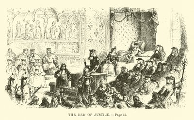 El lecho de justicia de French School