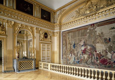 La alcoba de Luis XIV (1638-1715) de French School