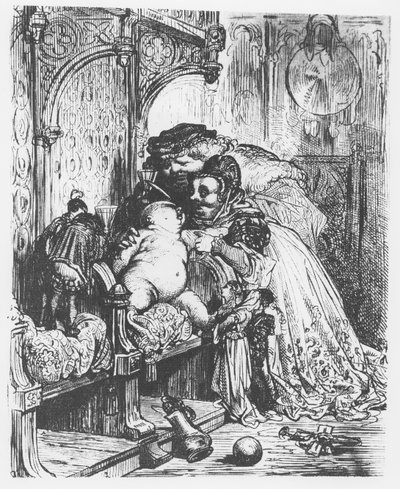 El nacimiento de Pantagruel, ilustración de 