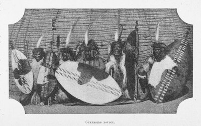 Las canoas del río Ogooué, ilustración de 