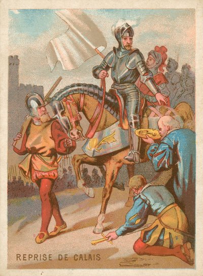 La captura de Calais por el Rey Enrique II de Francia de French School