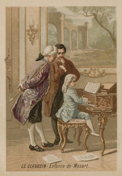El clavicordio: la infancia de Mozart de French School