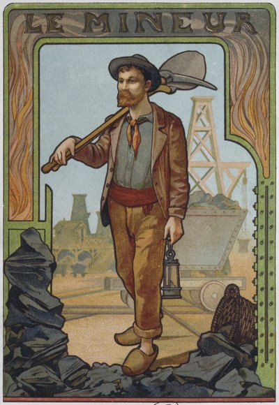 El minero, c.1900 de French School